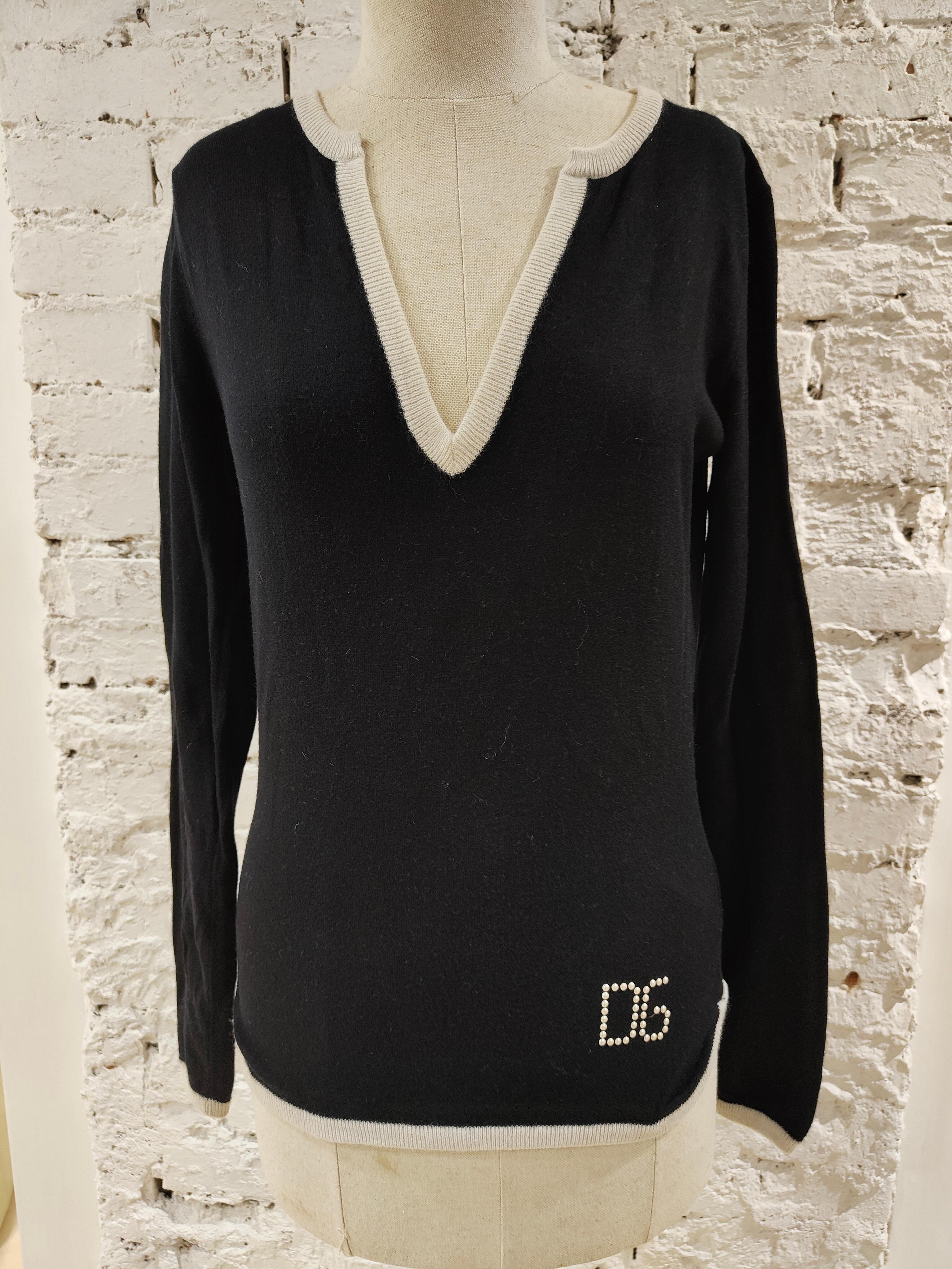 Black Dolce & Gabbana multicoloured sweater