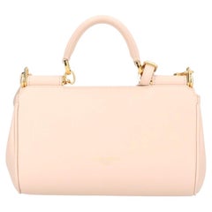 Dolce & Gabbana My Sicily Shoulder Bag — Beige
