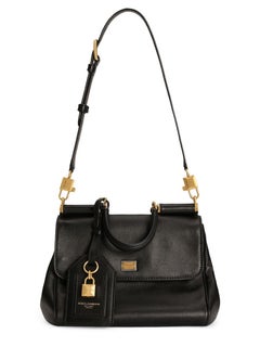 Dolce & Gabbana My Sicily Shoulder Bag — Black