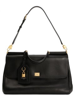 Dolce & Gabbana My Sicily Shoulder Bag — Black