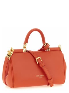 Dolce & Gabbana My Sicily Top Handle Bag — Orange