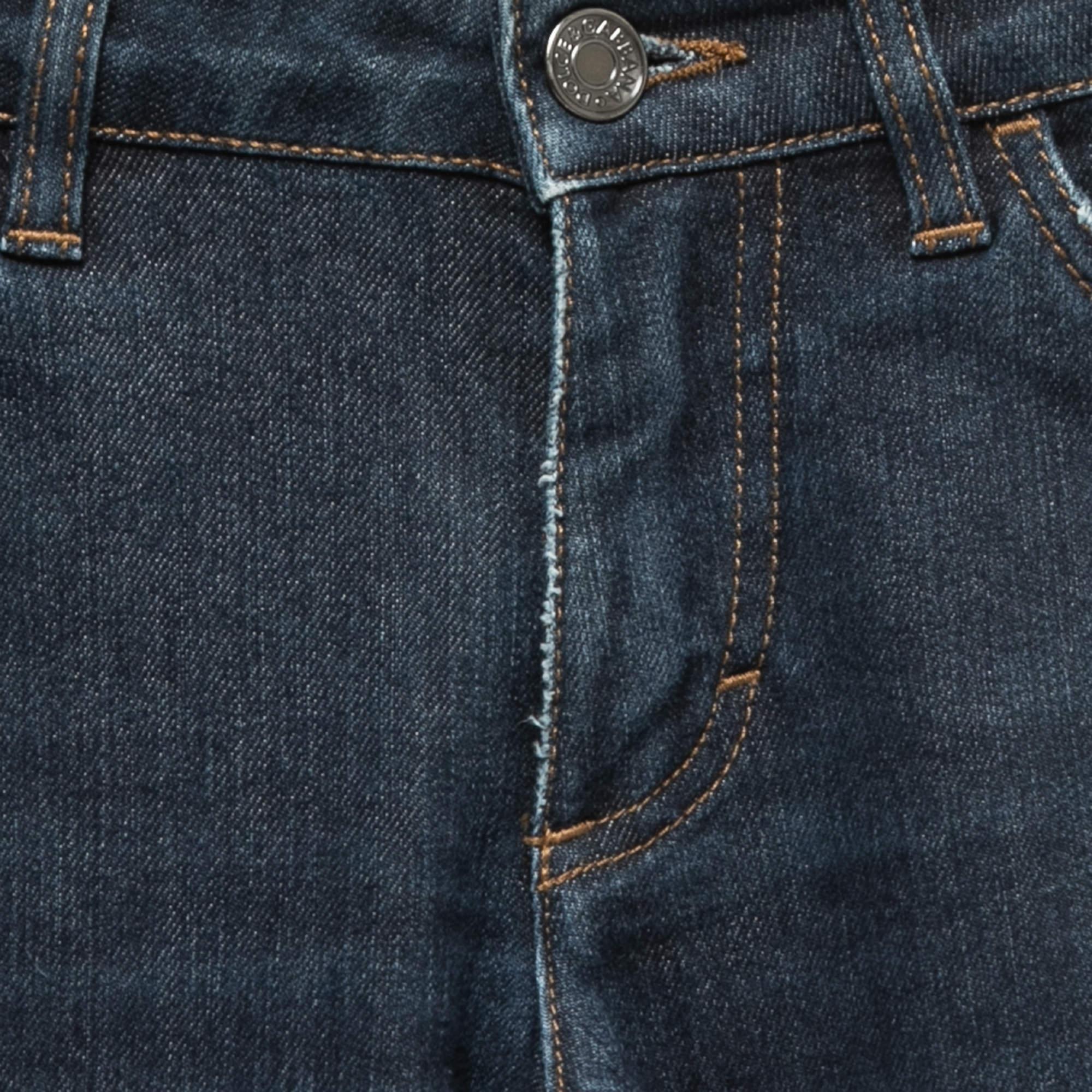 Dolce & Gabbana Vaqueros azules marinos S Cintura 26 Negro en venta