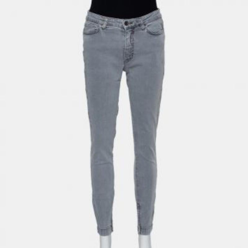 Dolce & Gabbana Navy Blue Denim Distressed Kate Jeans M For Sale 3