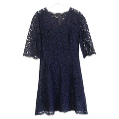 Used Dolce & Gabbana Navy Lace Dress
