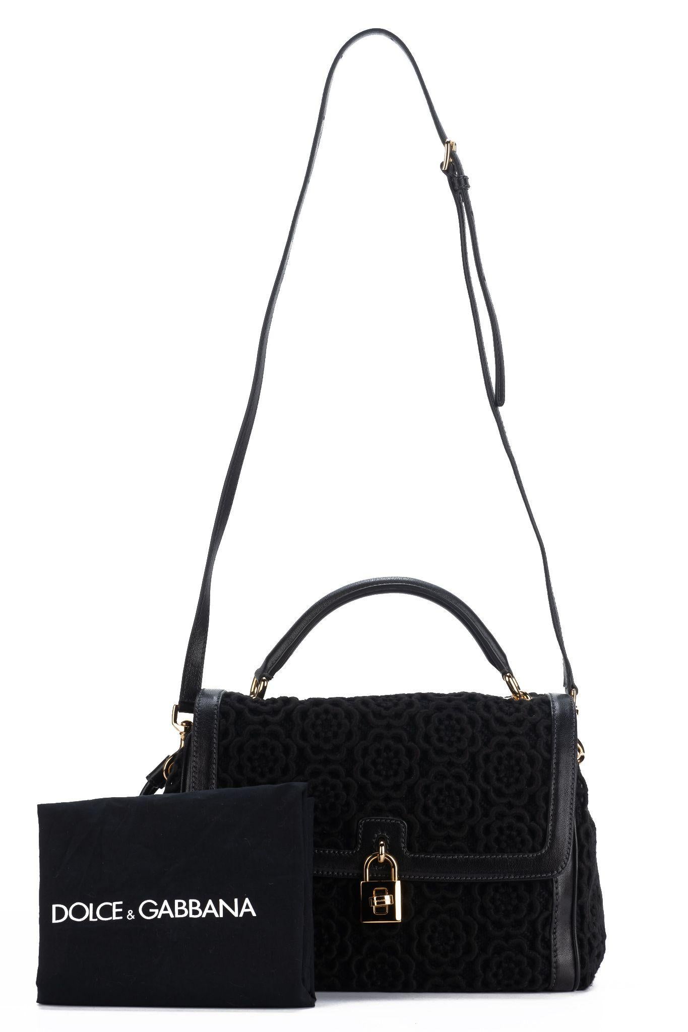 Dolce & Gabbana New Black Macrame Bag For Sale 9