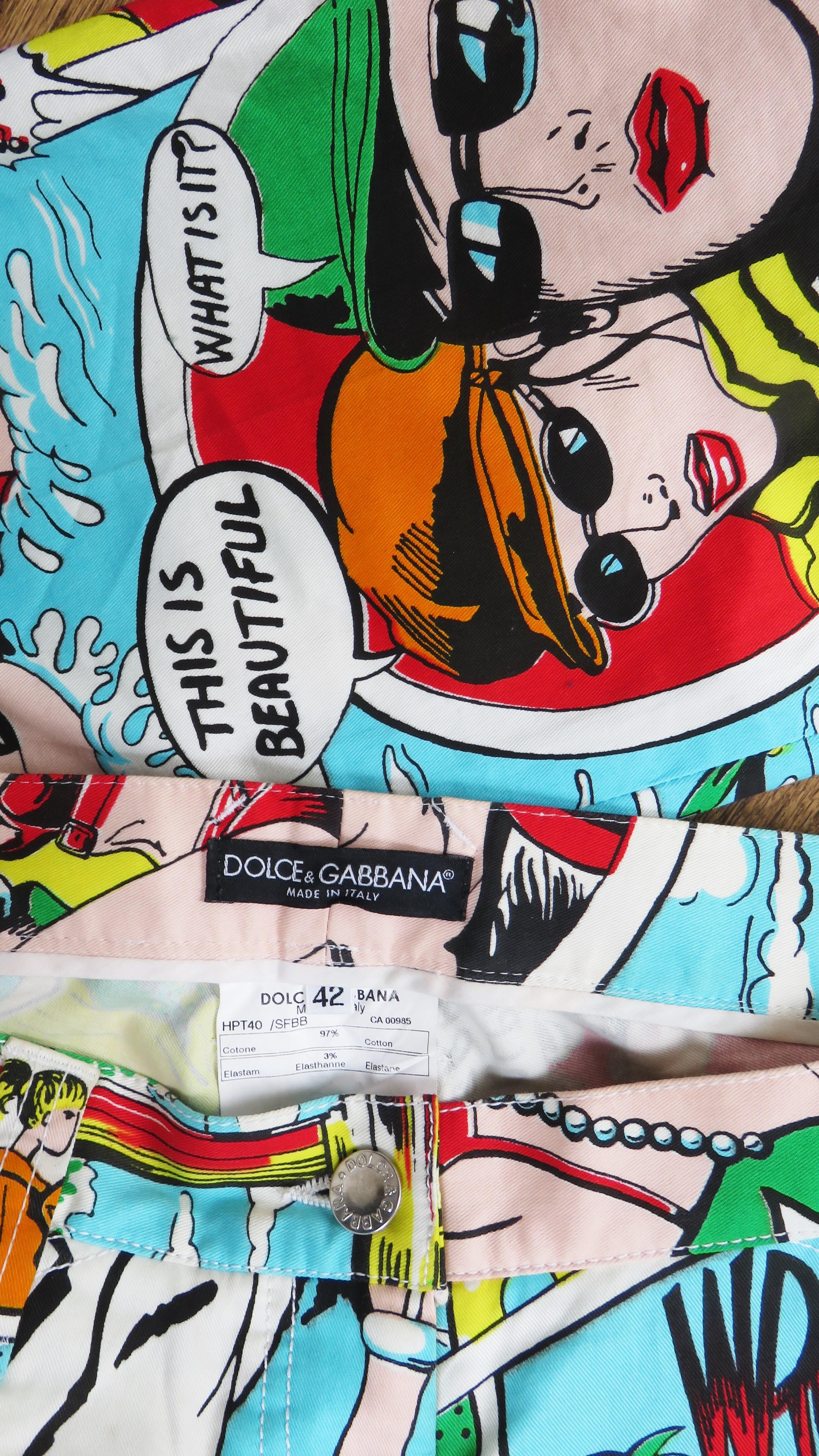 Dolce & Gabbana New Comic Strip Hose 8