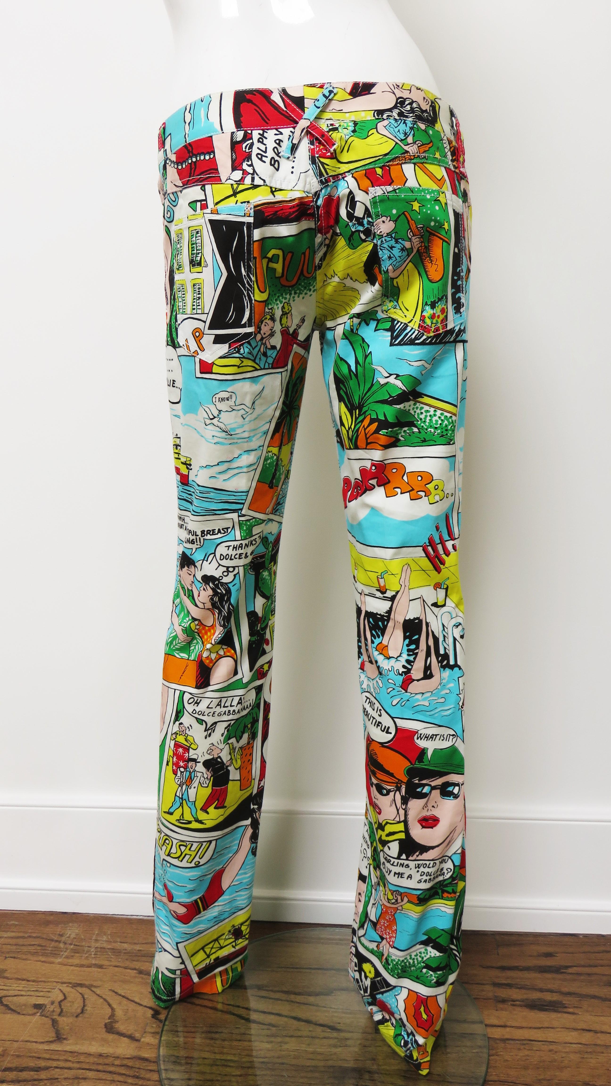 Dolce & Gabbana New Comic Strip Hose 4