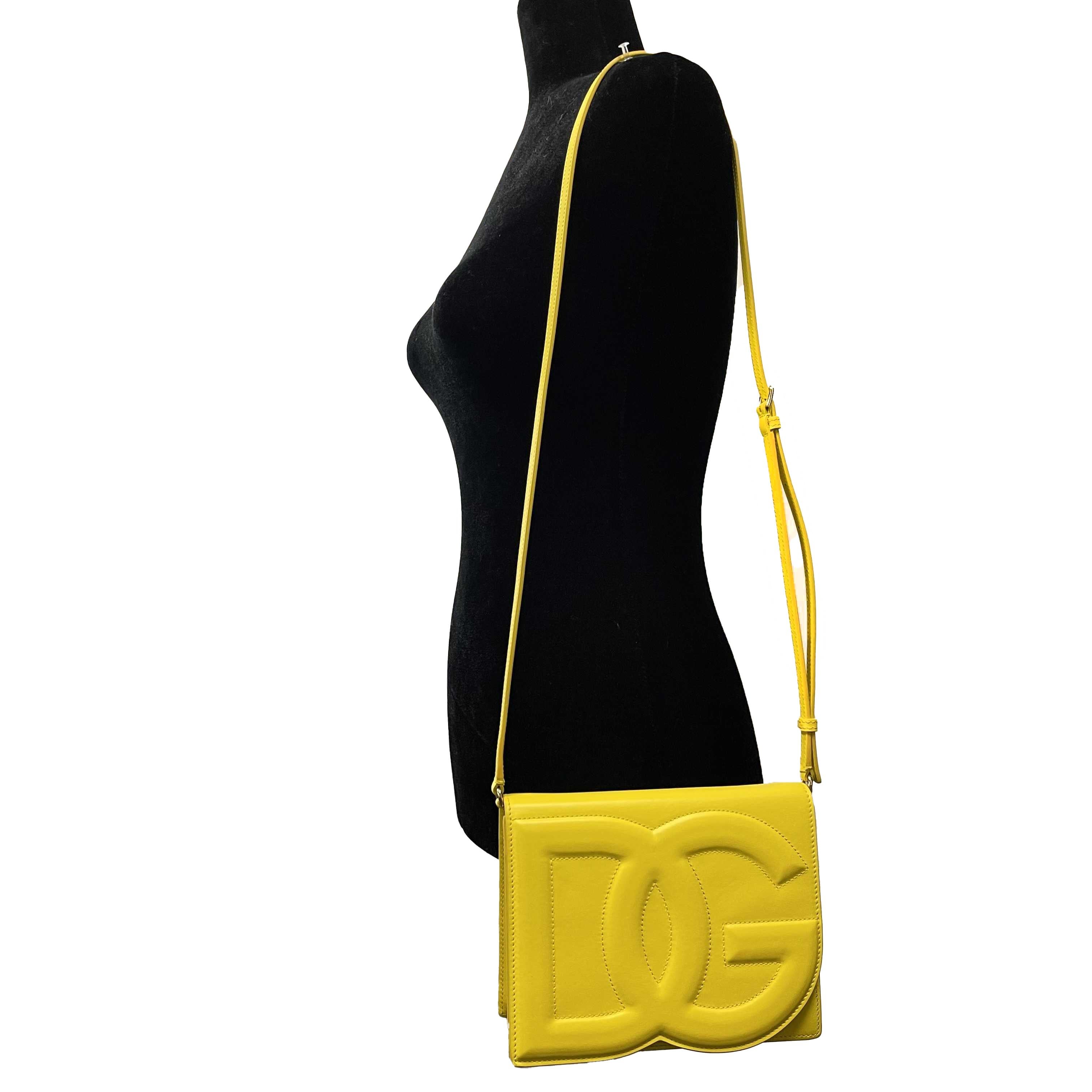 	Dolce & Gabbana - NEW DG Logo Yellow Crossbody / Shoulder Bag 3