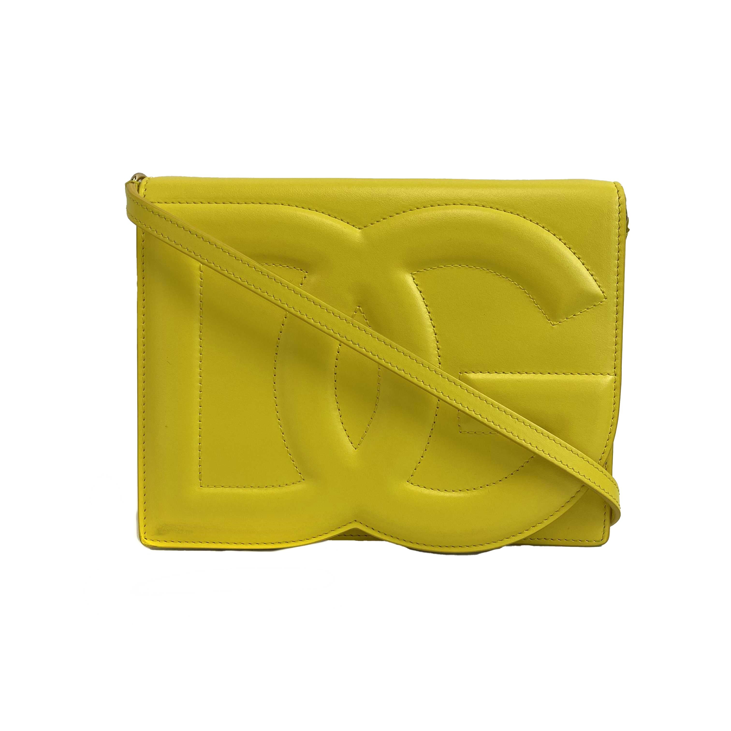 	Dolce & Gabbana - NEW DG Logo Yellow Crossbody / Shoulder Bag 5
