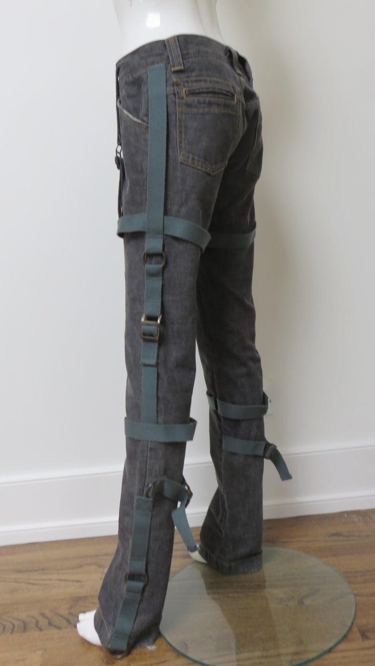 Dolce and Gabbana New Vintage Bondage Jeans For Sale at 1stDibs