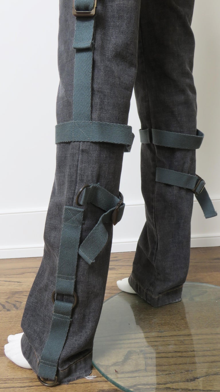 Dolce and Gabbana New Vintage Bondage Jeans For Sale at 1stDibs