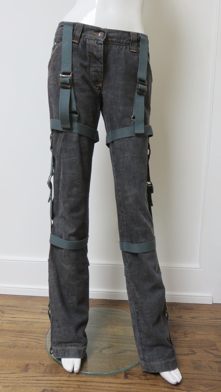 Dolce and Gabbana New Vintage Bondage Pants Jeans For Sale at 1stDibs |  jeans dolce gabbana vintage, dolce and gabbana jeans vintage, dolce gabbana  jeans vintage