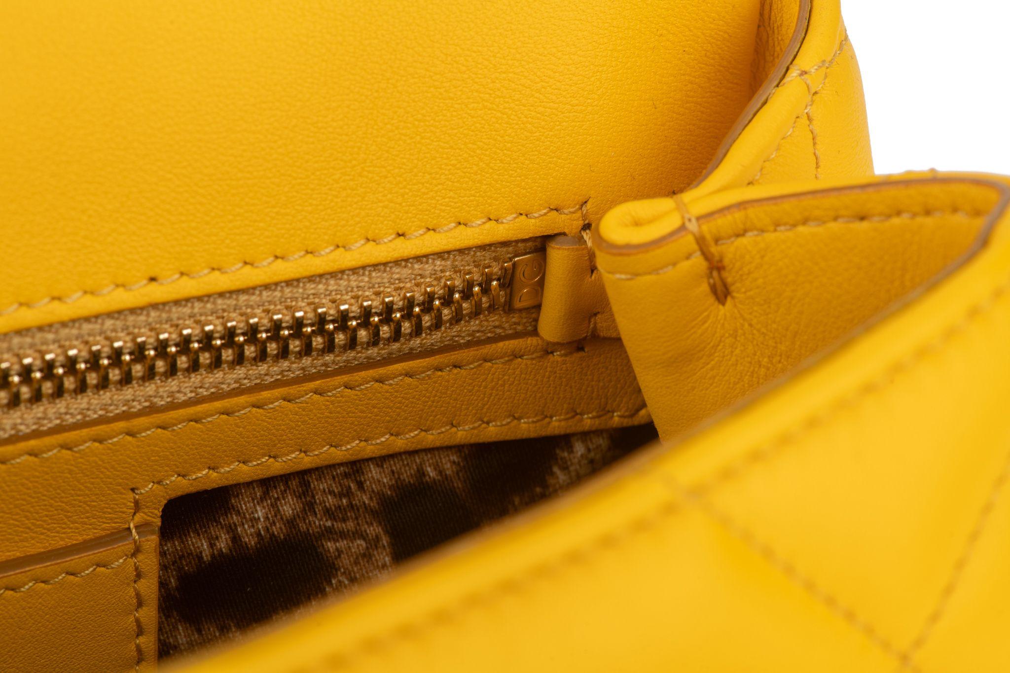 Dolce & Gabbana New Yellow Sicily Bag For Sale 8