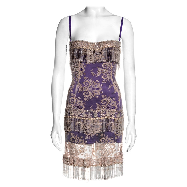 dolce and gabbana beaded dress Dolce & Gabbana Beaded Sheath Dress