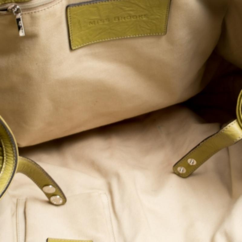 Dolce & Gabbana Bolso Miss Brooke de piel verde oliva en venta 3