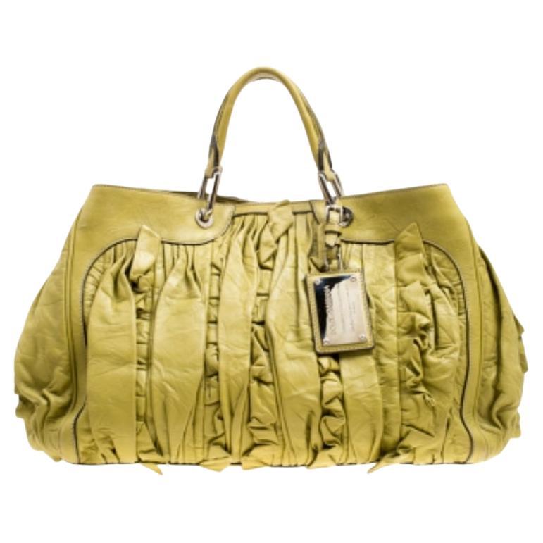 Dolce & Gabbana Bolso Miss Brooke de piel verde oliva en venta