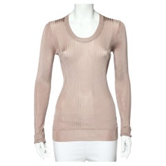 Dolce & Gabbana - Pull en maille rose oignon, taille M