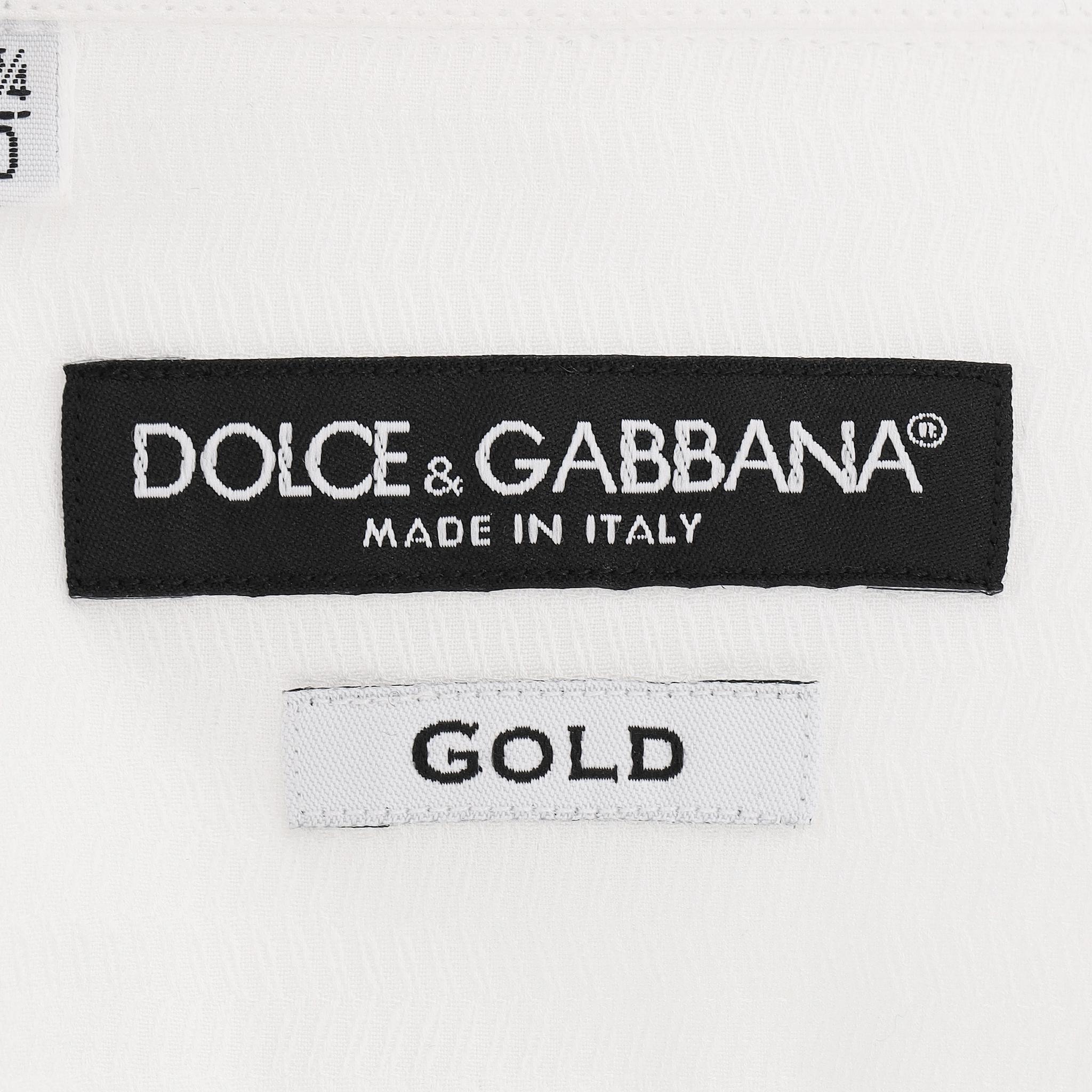 Dolce & Gabbana - Camicia oversize in cotone in vendita 1