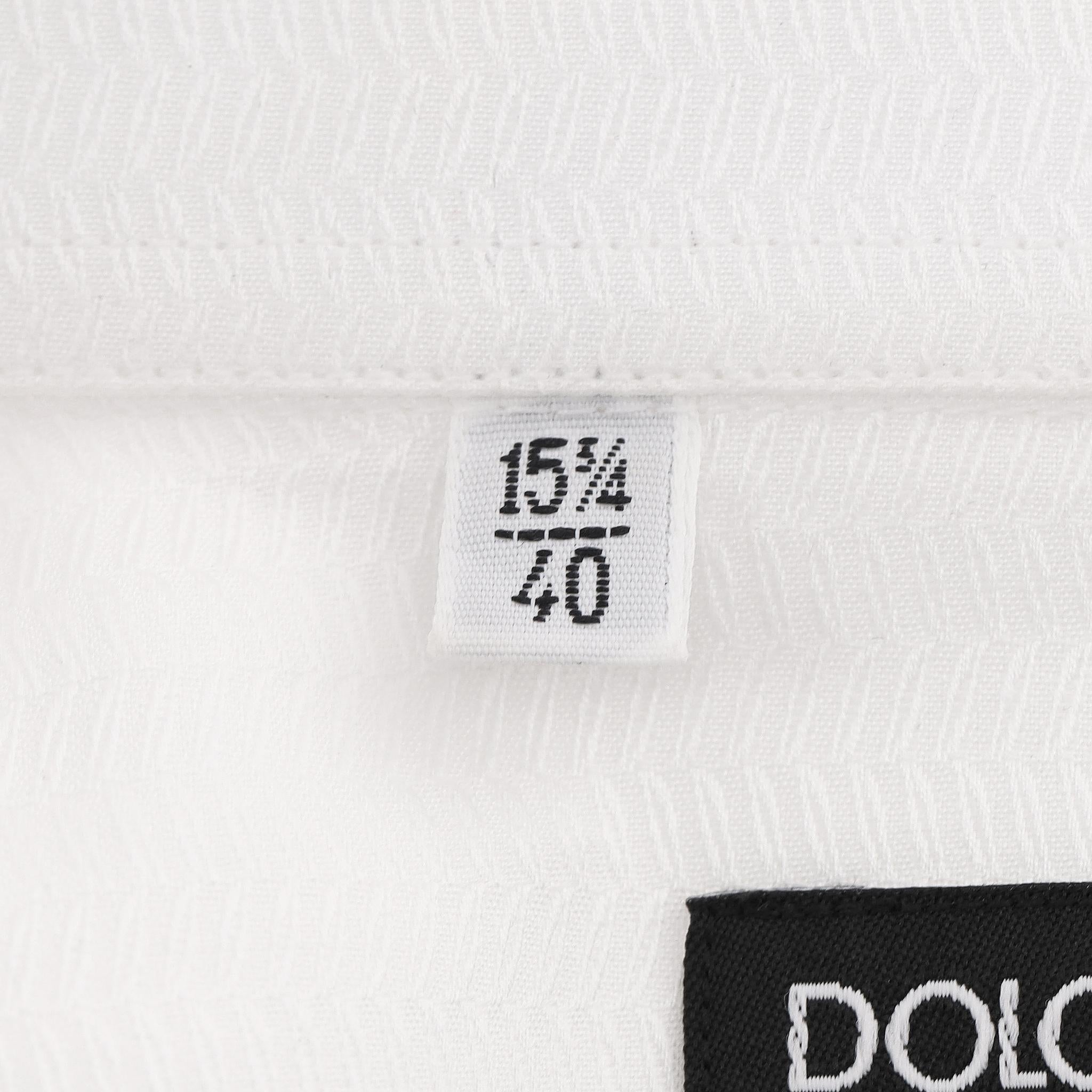 Dolce & Gabbana - Camicia oversize in cotone in vendita 2