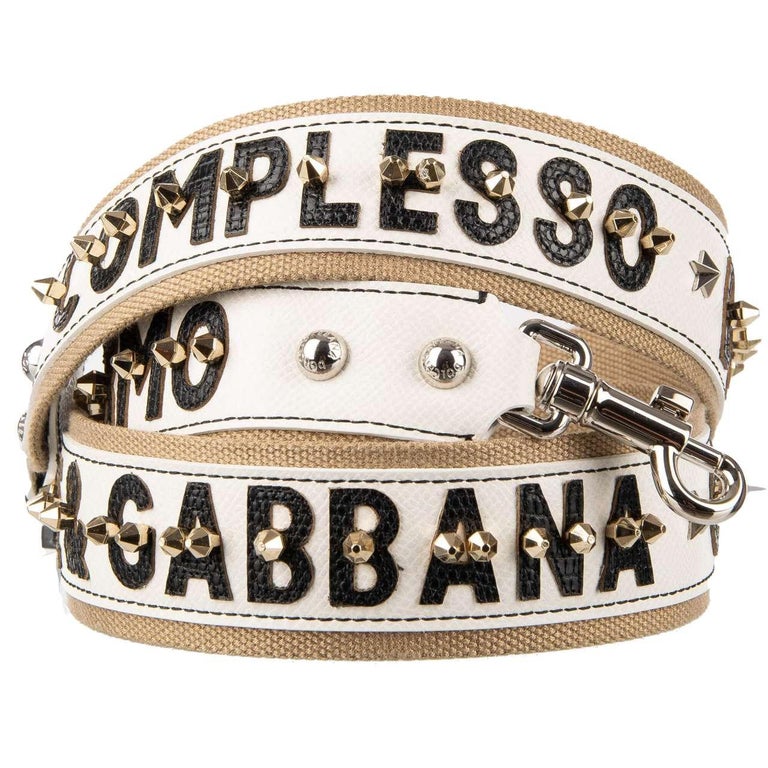 Dolce & Gabbana Metallic Pink Leather Studded Shoulder Strap main image 1