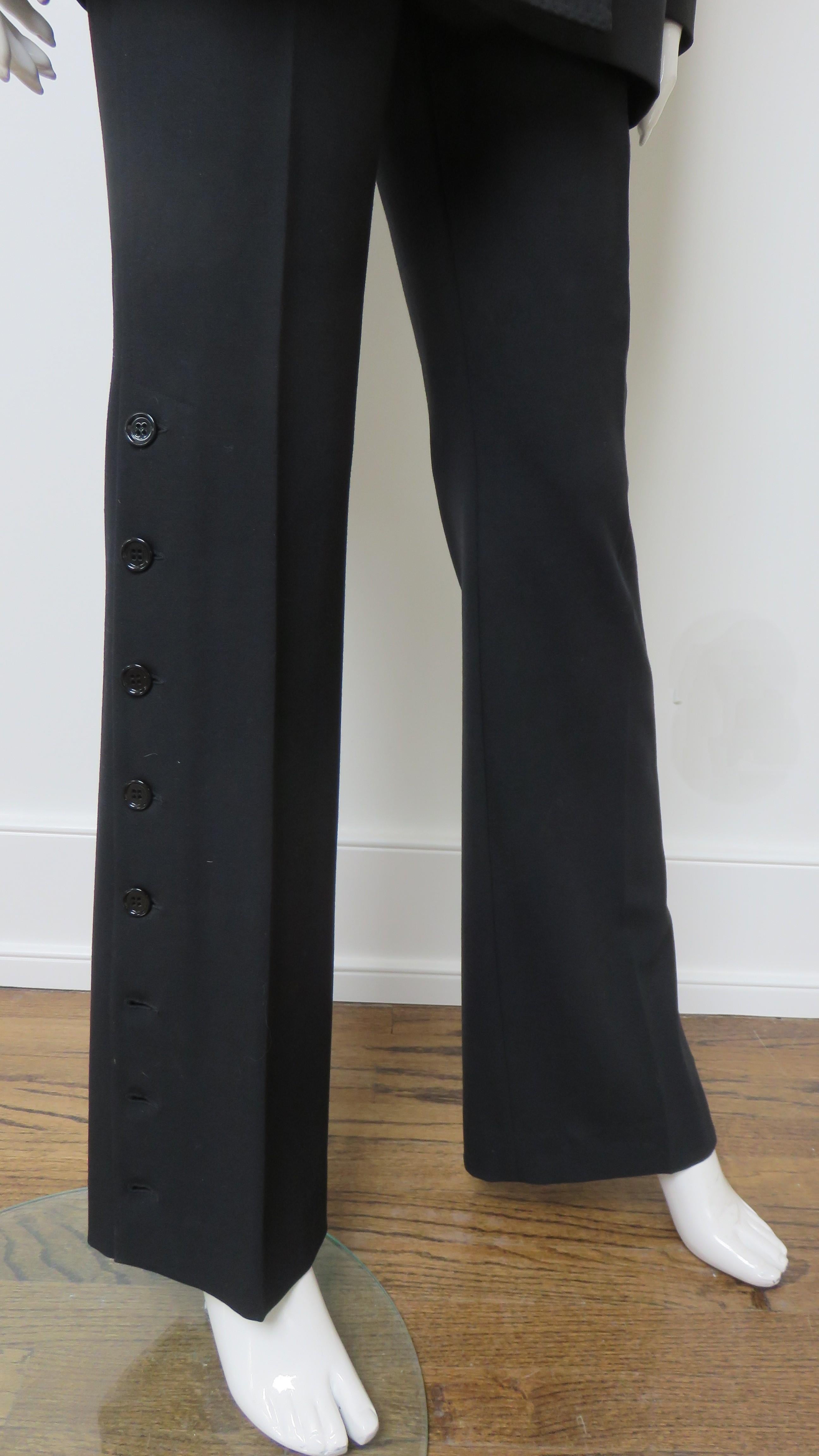 Dolce & Gabbana Pant Suit With Garter Jacket and Corset Pants 1990s en venta 5