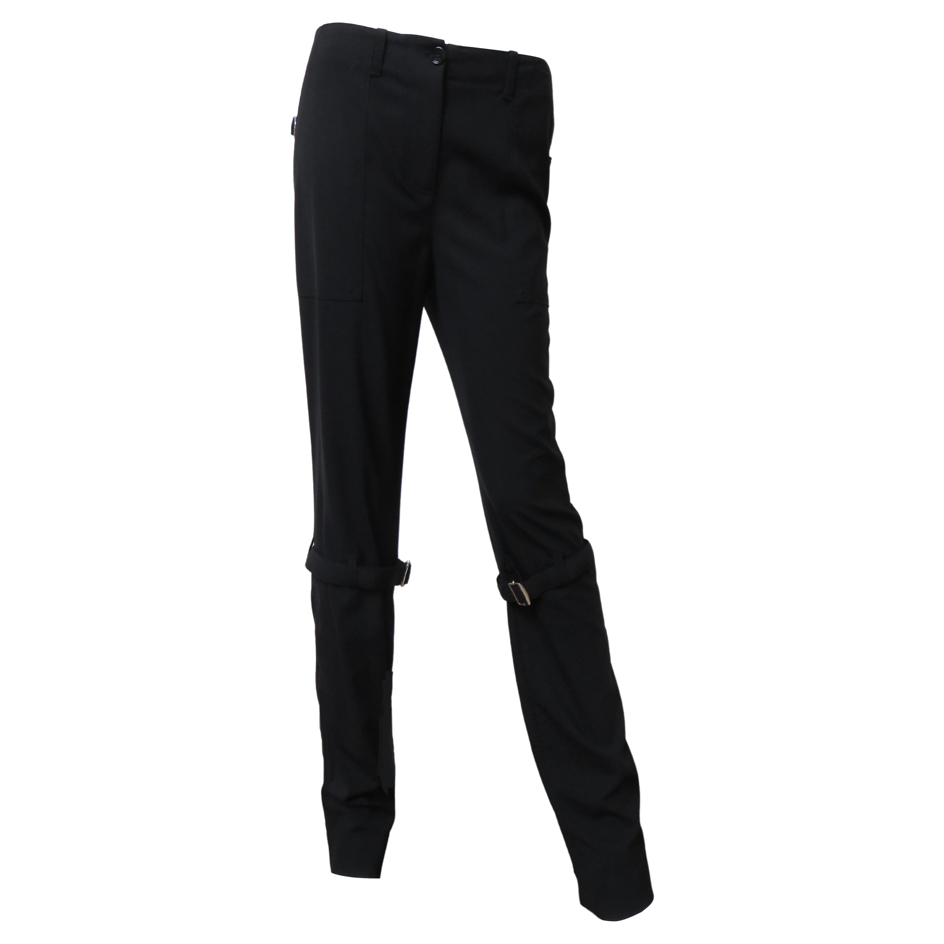 Pantalones con tirantes y cremalleras Dolce & Gabbana en venta
