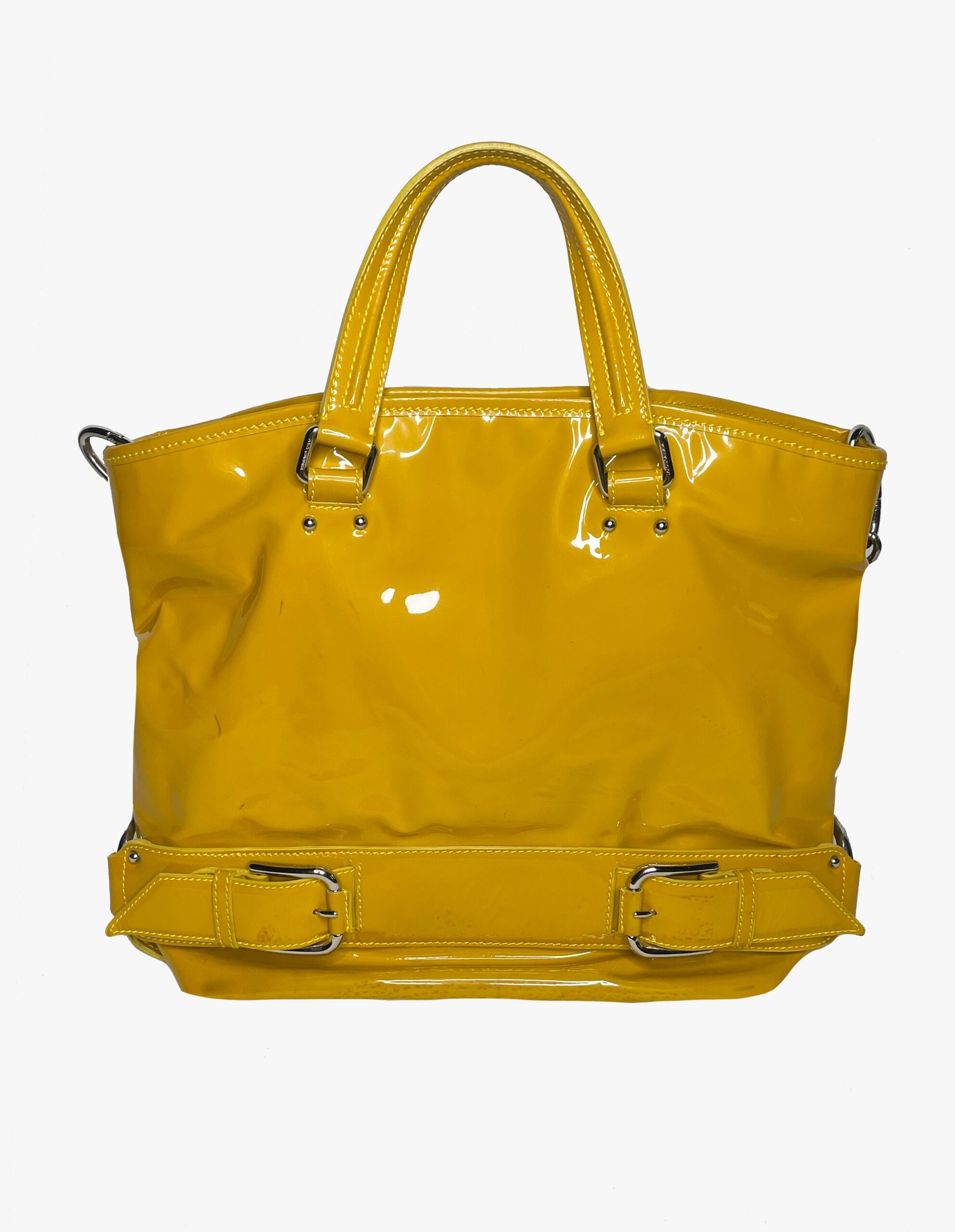 Sac en cuir verni Dolce & Gabbana, années 2000 Bon état - En vente à New York, NY