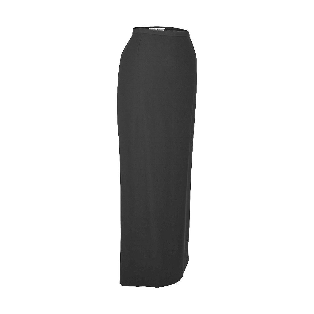 Dolce & Gabbana Pencil Black Maxi Skirt 38 / 4 In Excellent Condition For Sale In Miami, FL