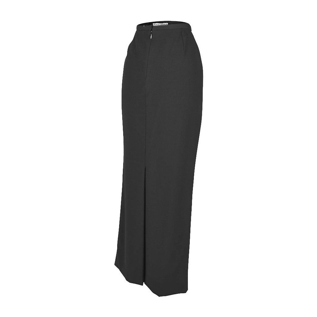 Dolce & Gabbana Pencil Black Maxi Skirt 38 / 4 For Sale 1