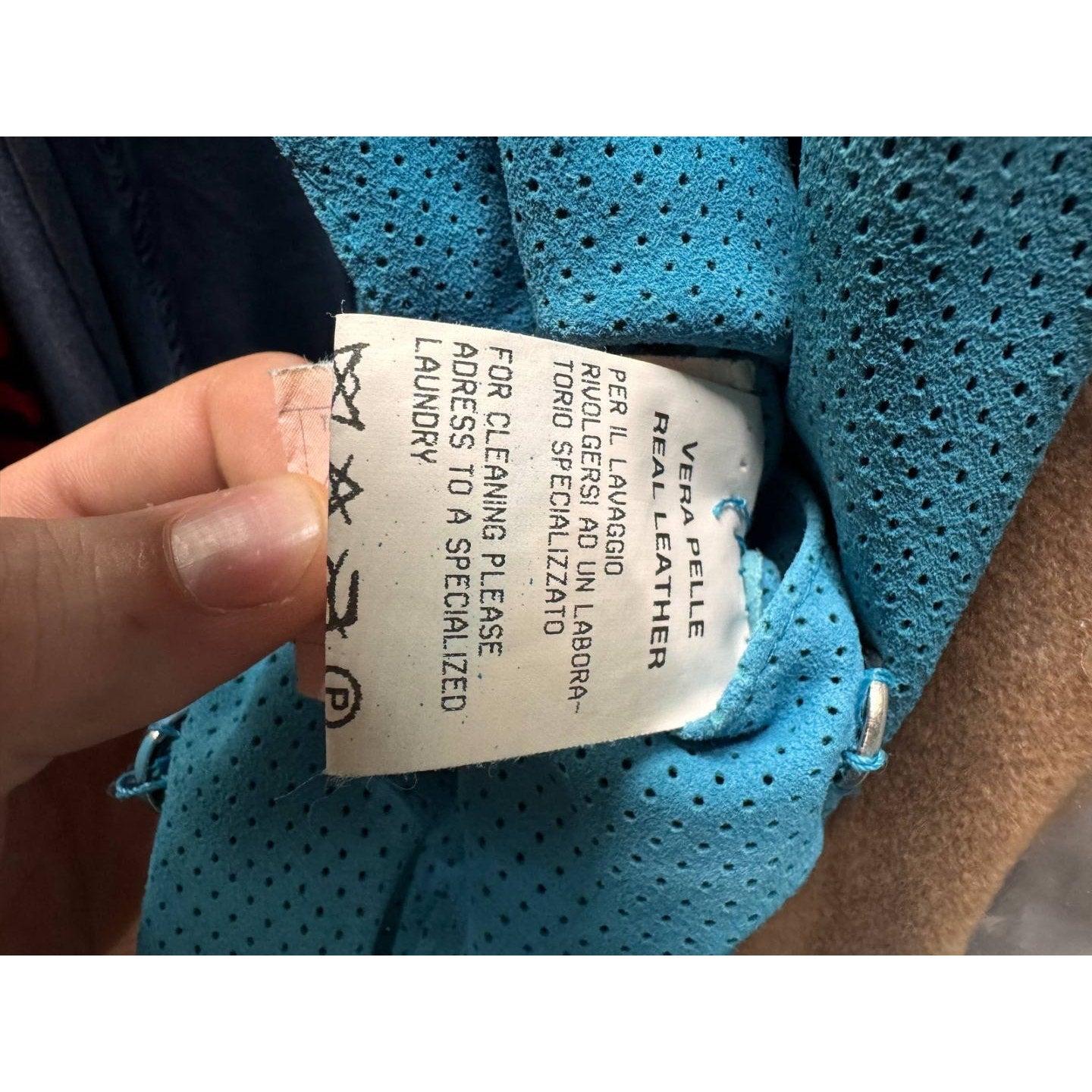 Donna Dolce & Gabbana - Camicia in pelle traforata Sz. M in vendita