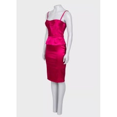 Dolce & Gabbana Pink Corset Skirt Suit - IT40 / US S