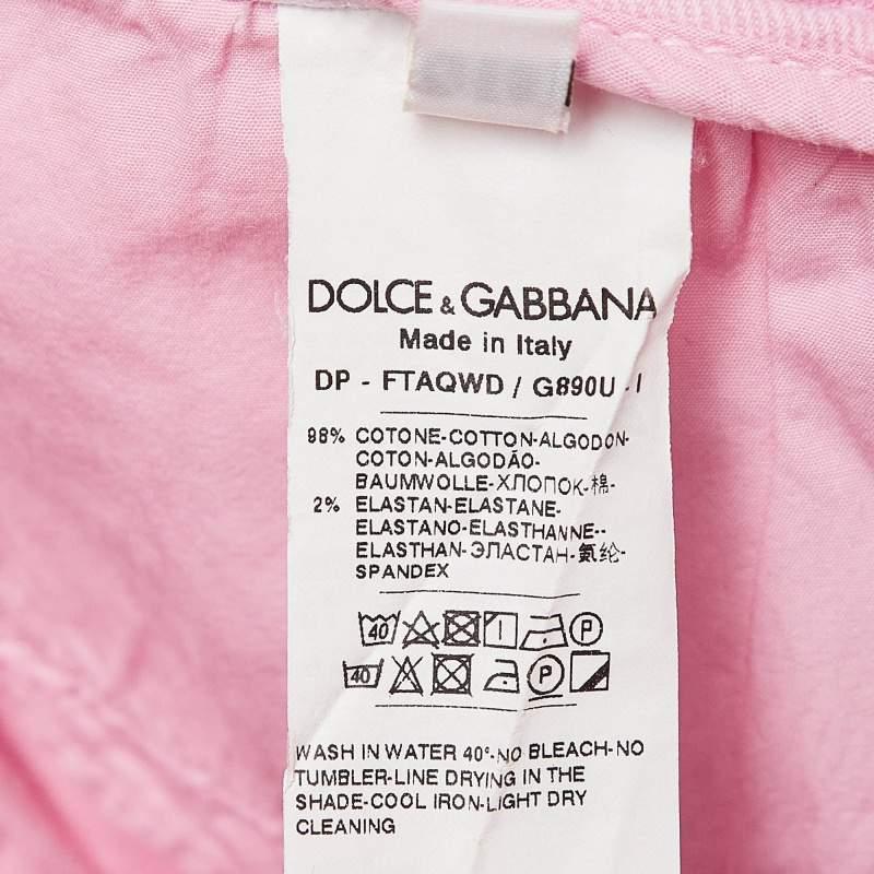 Dolce & Gabbana Pink Denim Pretty Fit Jeans S Waist 25