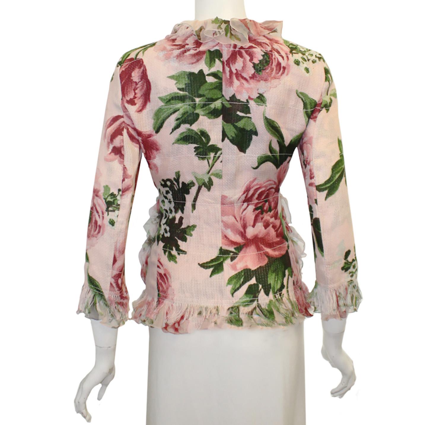 dolce and gabbana floral jacket