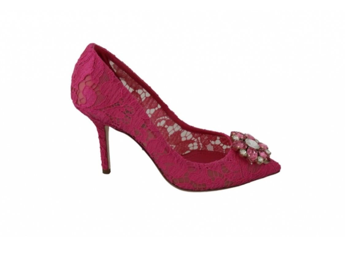 Dolce & Gabbana Pink Heels Pumps Shoes  5