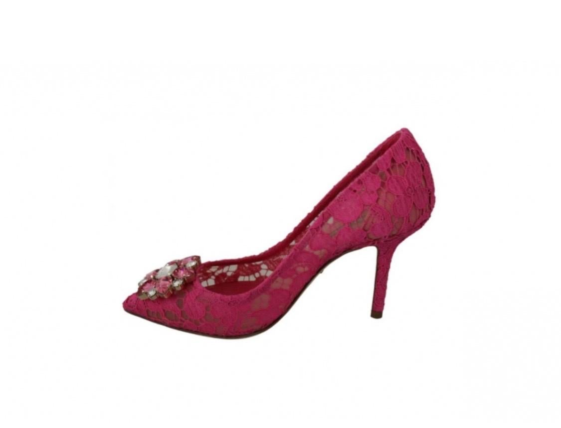 Dolce & Gabbana Pink Heels Pumps Shoes  6