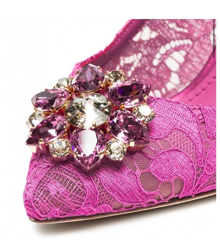 dolce and gabbana heels pink