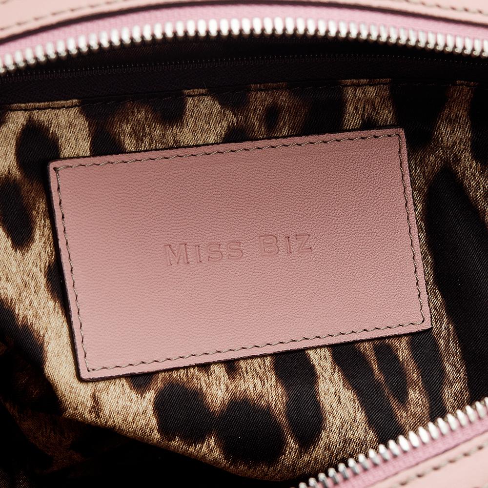 Dolce & Gabbana Pink Leather Miss Biz Satchel 5