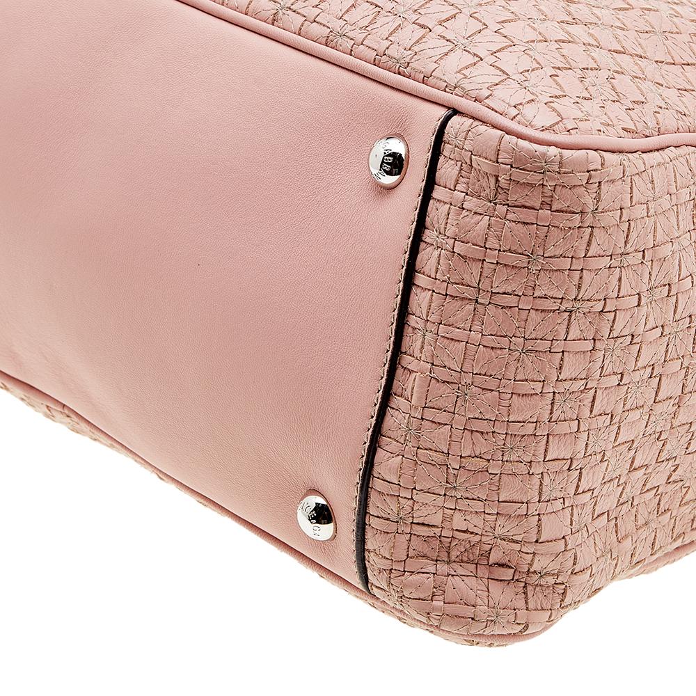 Dolce & Gabbana Pink Leather Miss Biz Satchel 3