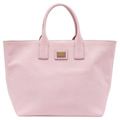 Dolce & Gabbana Pink Leather Miss Escape Tote
