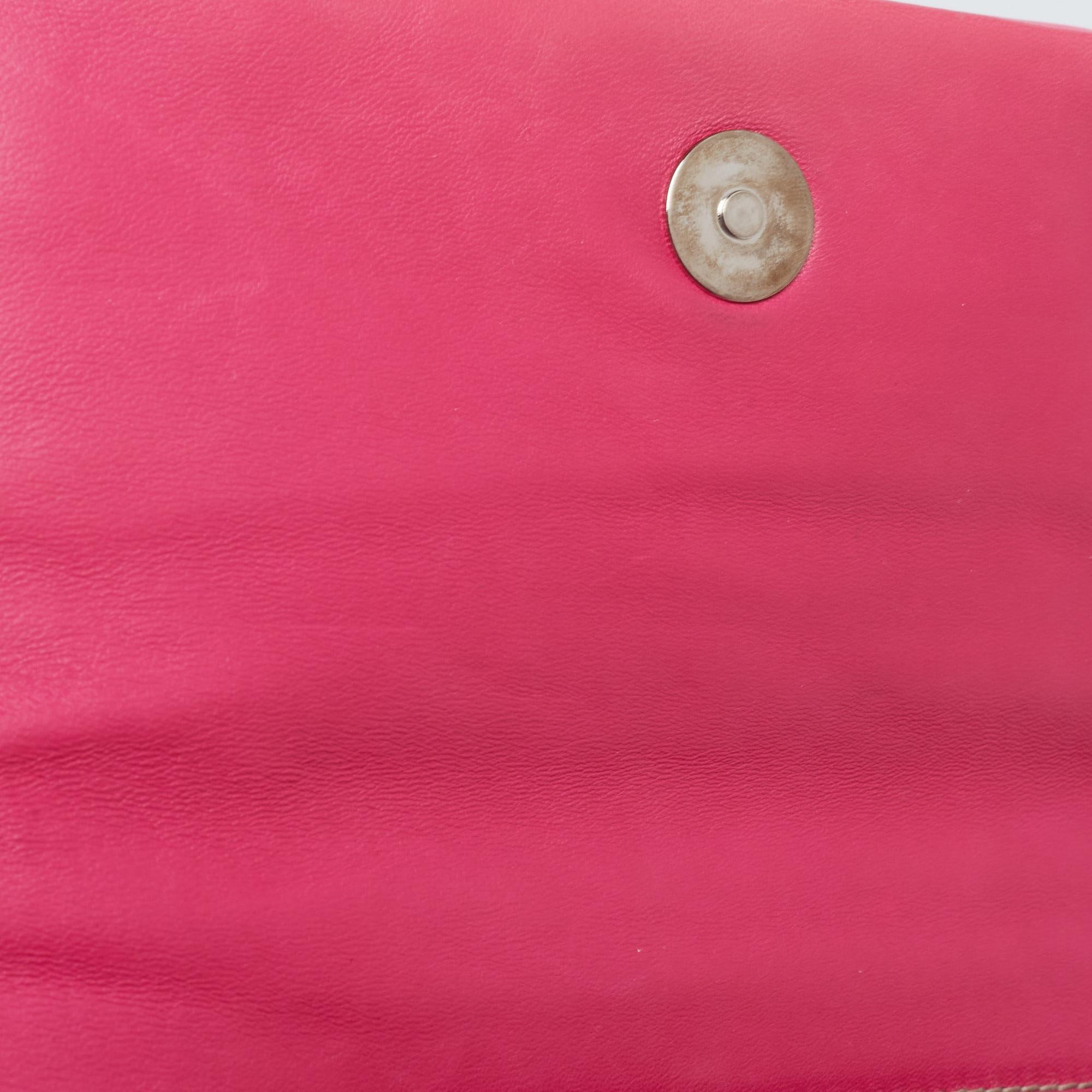 Dolce & Gabbana Pink Patent Leather Miss Martini Shoulder Bag 4