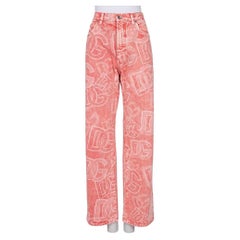 Dolce 
Gabbana Jeans stampati rosa IT46  XL