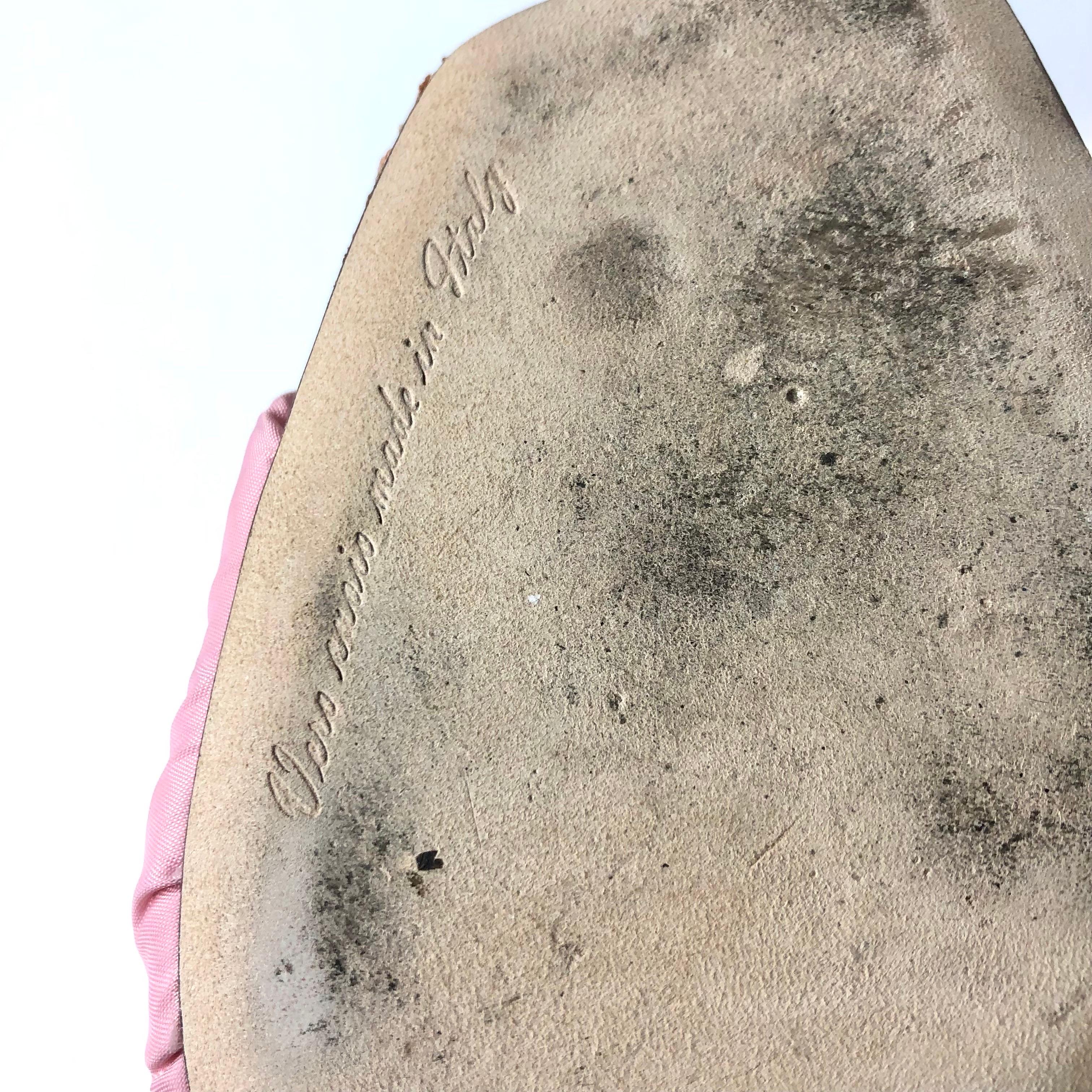 Dolce & Gabbana Pink Quilted Nylon DG Heel Slip On Puffy Mule Sandals 38 For Sale 3