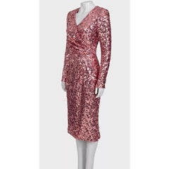 Dolce & Gabbana Pink Sequin Dress - Size M/IT42