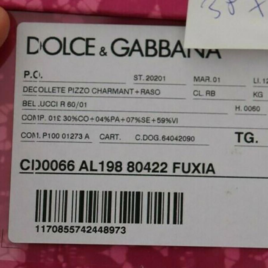 Dolce & Gabbana Pink Taormina Lace Crystal Shoes Heels Pumps Rainbow Floral DG For Sale 3