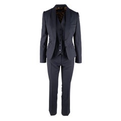 Dolce & Gabbana Pinstripe Suit with Vest - '10s