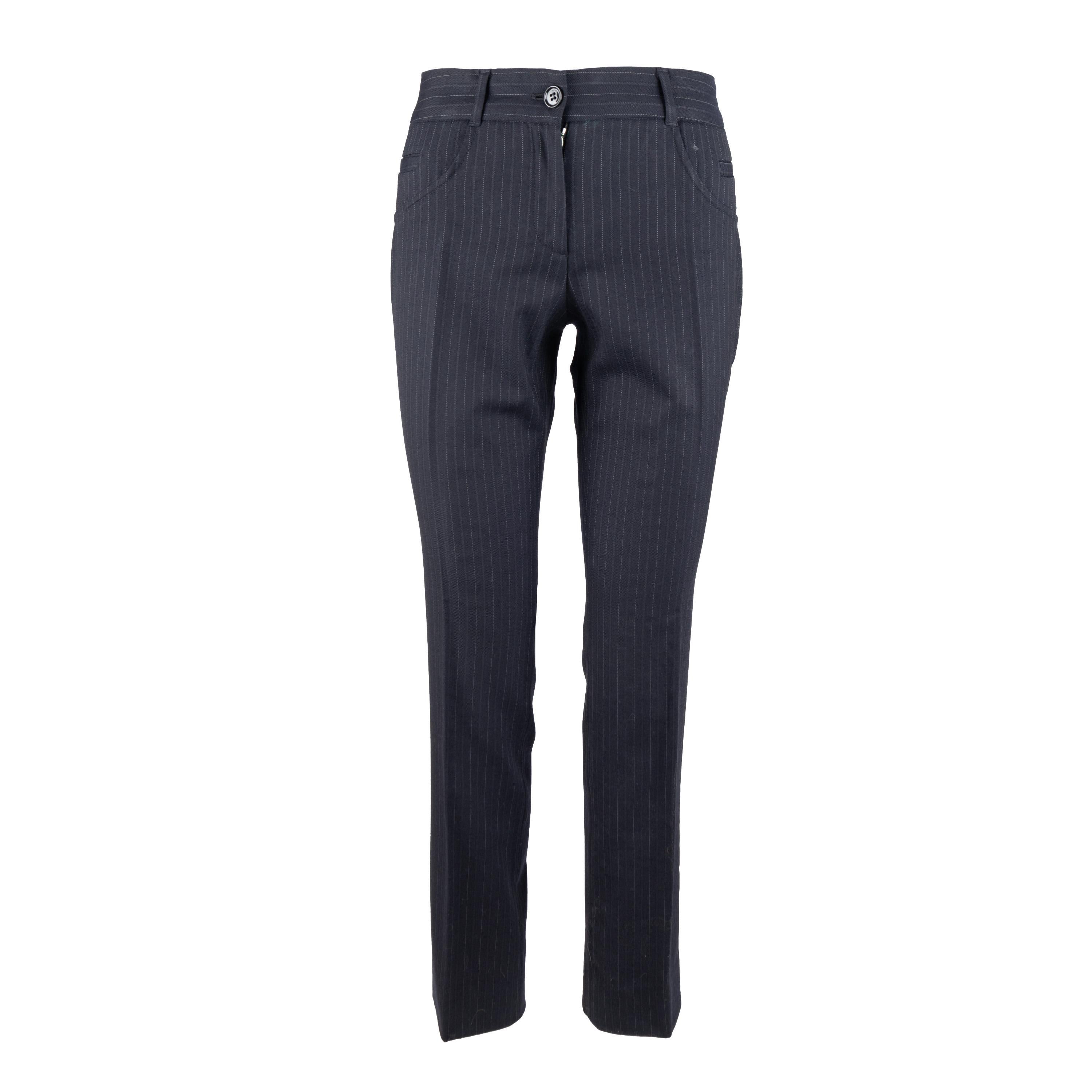 Women's Dolce & Gabbana Pinstripe Suit with Vest For Sale