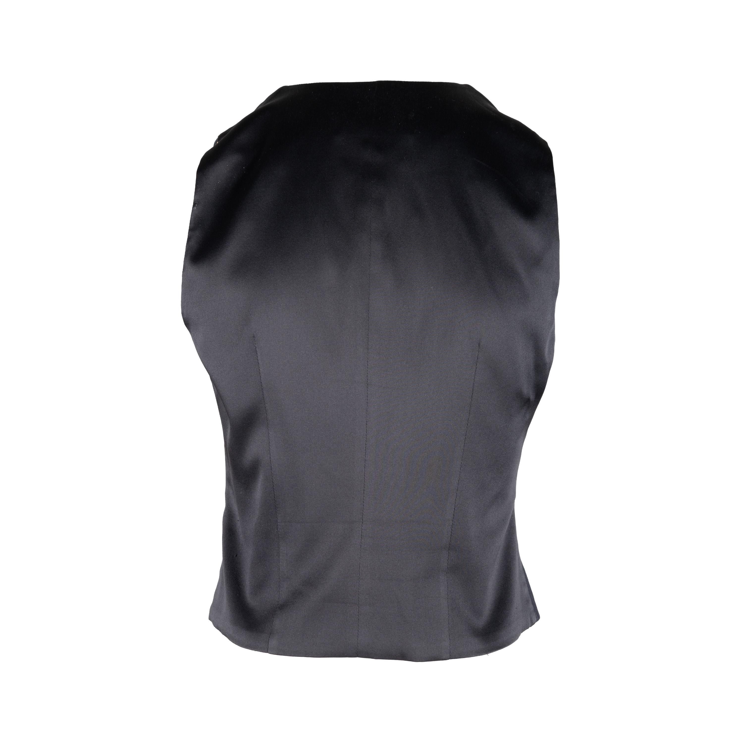 Dolce & Gabbana Pinstripe Suit with Vest For Sale 1