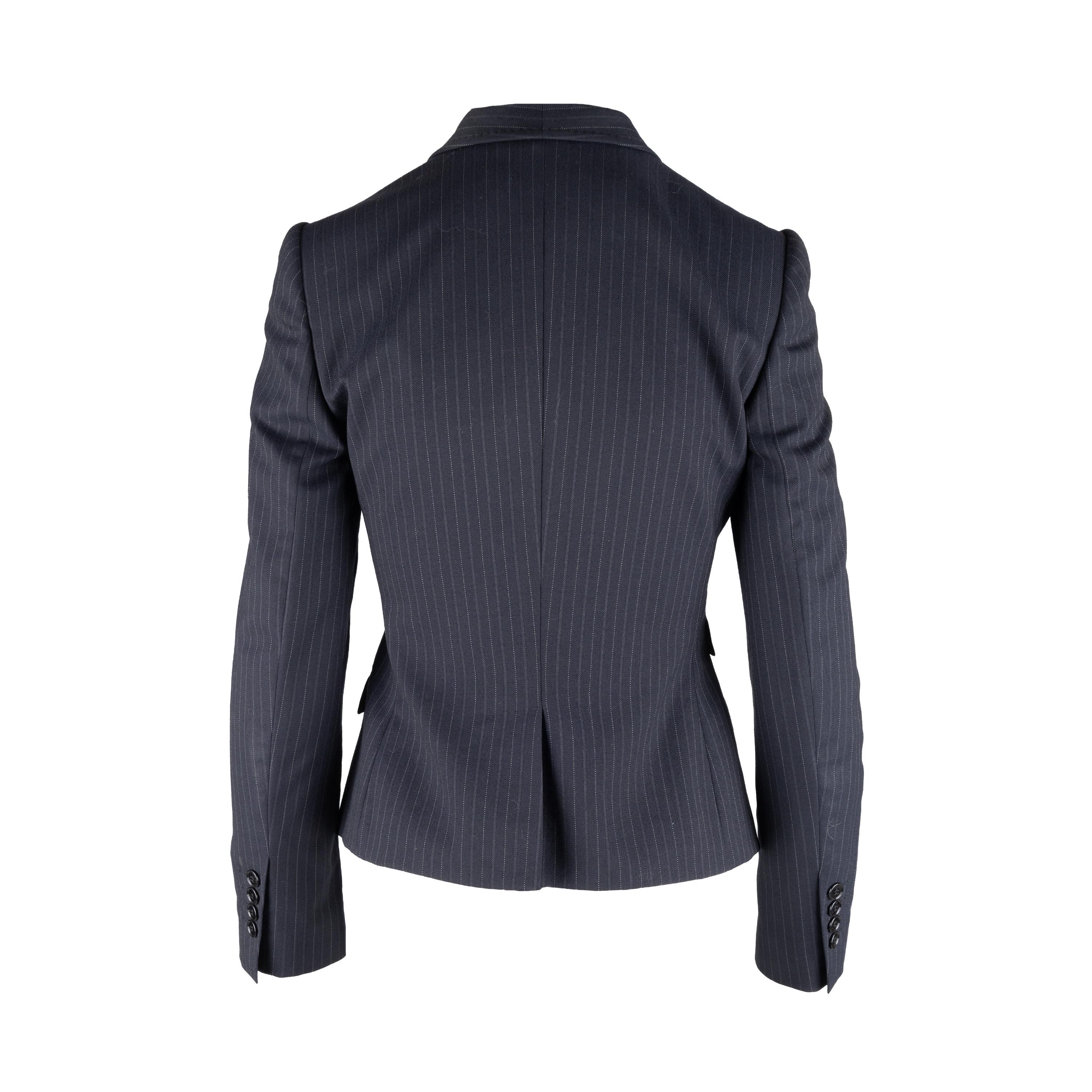 Dolce & Gabbana Pinstripe Suit with Vest For Sale 3