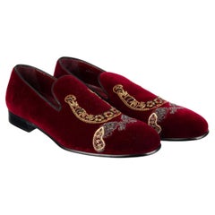Dolce & Gabbana - Pistols and Horseshoe Loafer MILANO Red EUR 44