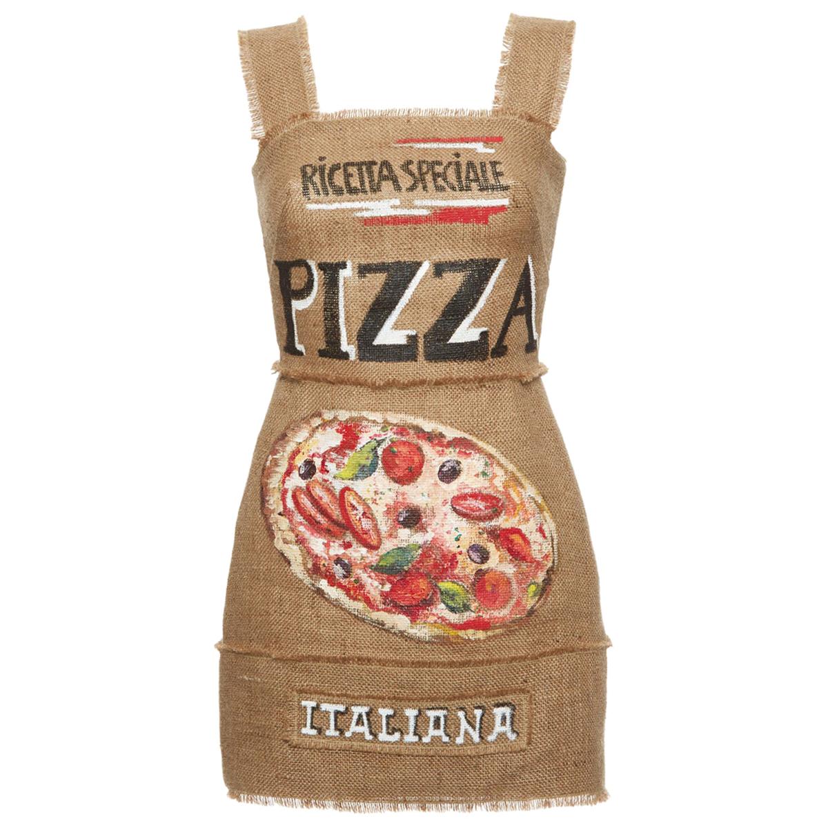 Dolce & Gabbana  Pizza Mini Dress sz IT46 Large